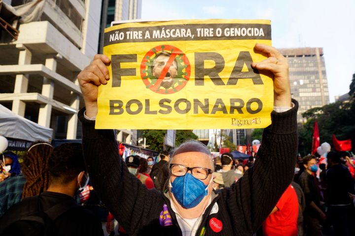 Rounds of mass protests calling for Bolsonaro's ouster have taken place in recent months, driving the right-wing president to