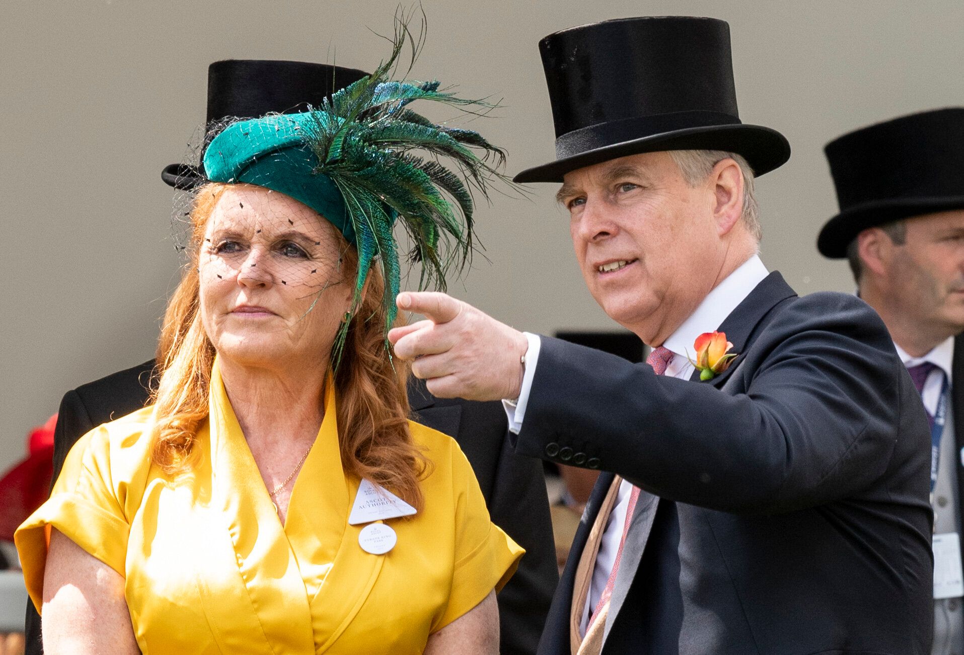 Prince Andrew and Sarah Ferguson during the Royal Ascot in 2019.