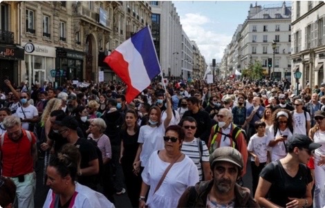 Must Watch! Thousands March in France as Nationwide Opposition to Covid ID Shows No Signs of Fizzling Out 5b71cb83-a604-4903-acc8-193f7097921e_4_5005_c