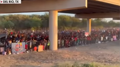 “Crazy”… New Drone Footage of Thousands of Illegals at America’s Border Image-1454
