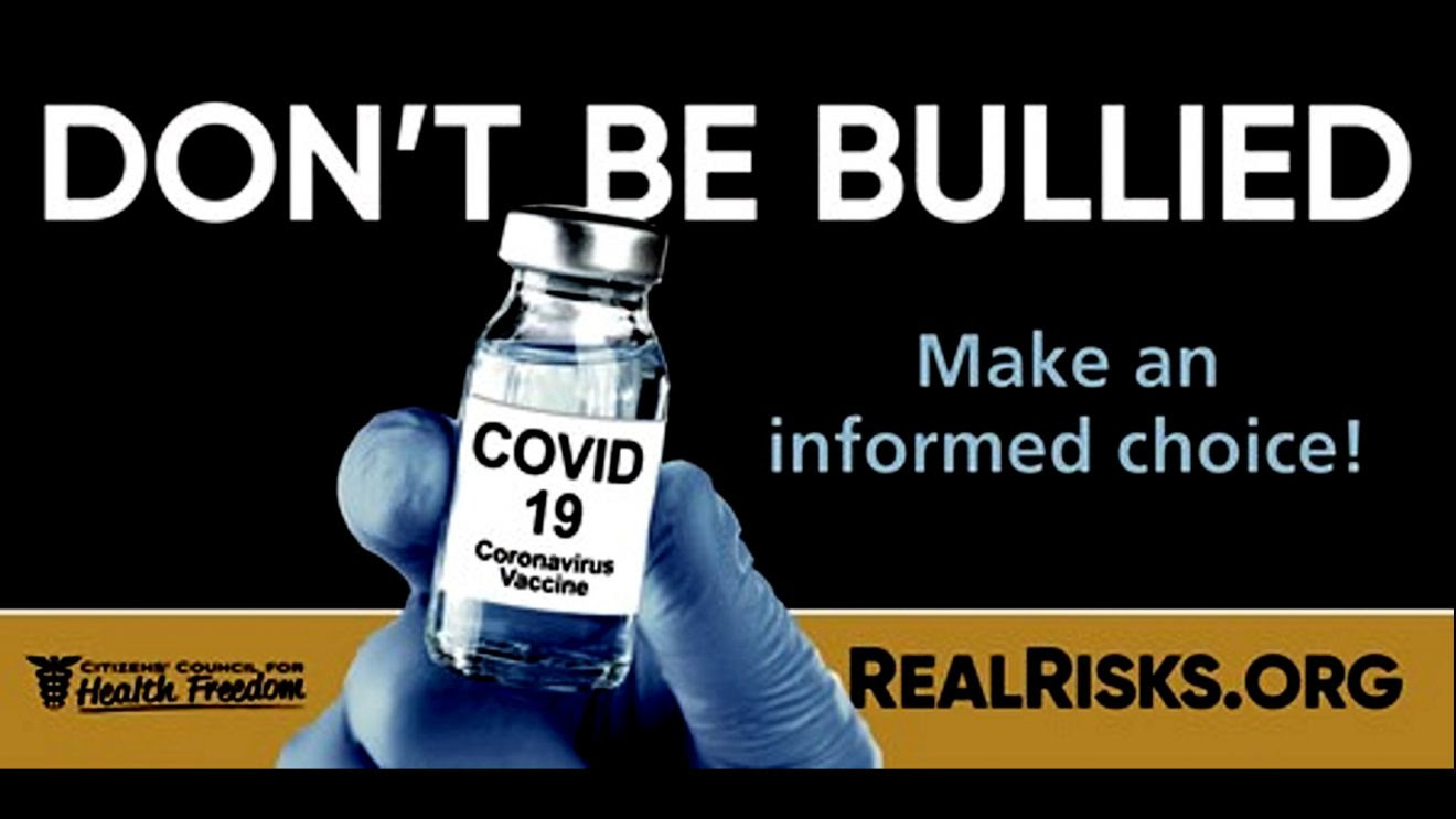 ‘Don’t Be Bullied’ About Experimental Coronavirus Vaccine Shots Say Billboards in Several States Bullied3-1320x743