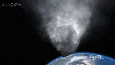 astroid hits earth ani
