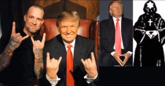  The new US president appears to have divided the conspiracists on whether or not he is a member of the Illuminati, with some saying his hand gestures prove his allegiance
