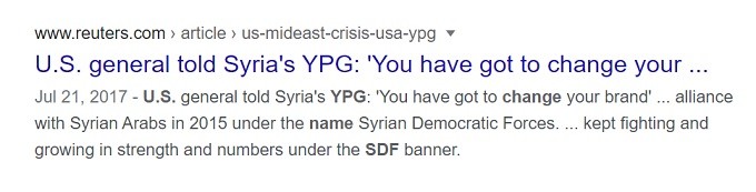 Biden regime continues to run the NATO wetworkers SDF gang.