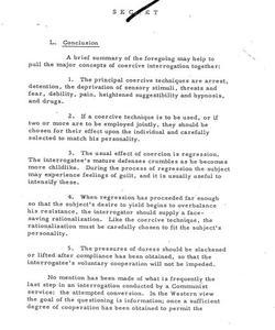 Page from KUBARK a 1963 CIA torture manual