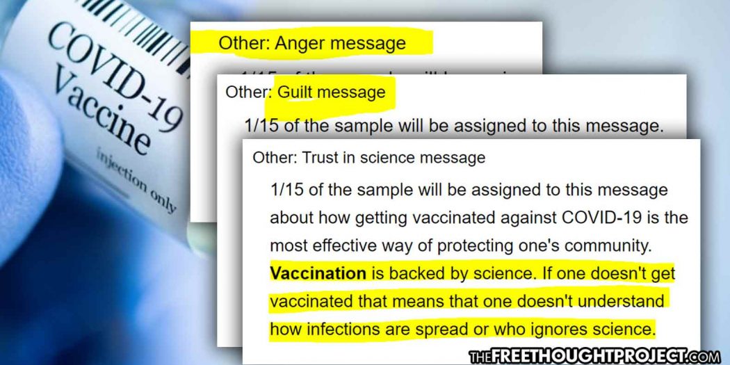 Pro-Vax “Messaging”, Including “Societal Guilt” Was Being Tested 6 Months Before Vaccine Approval Messaging-1050x525-1