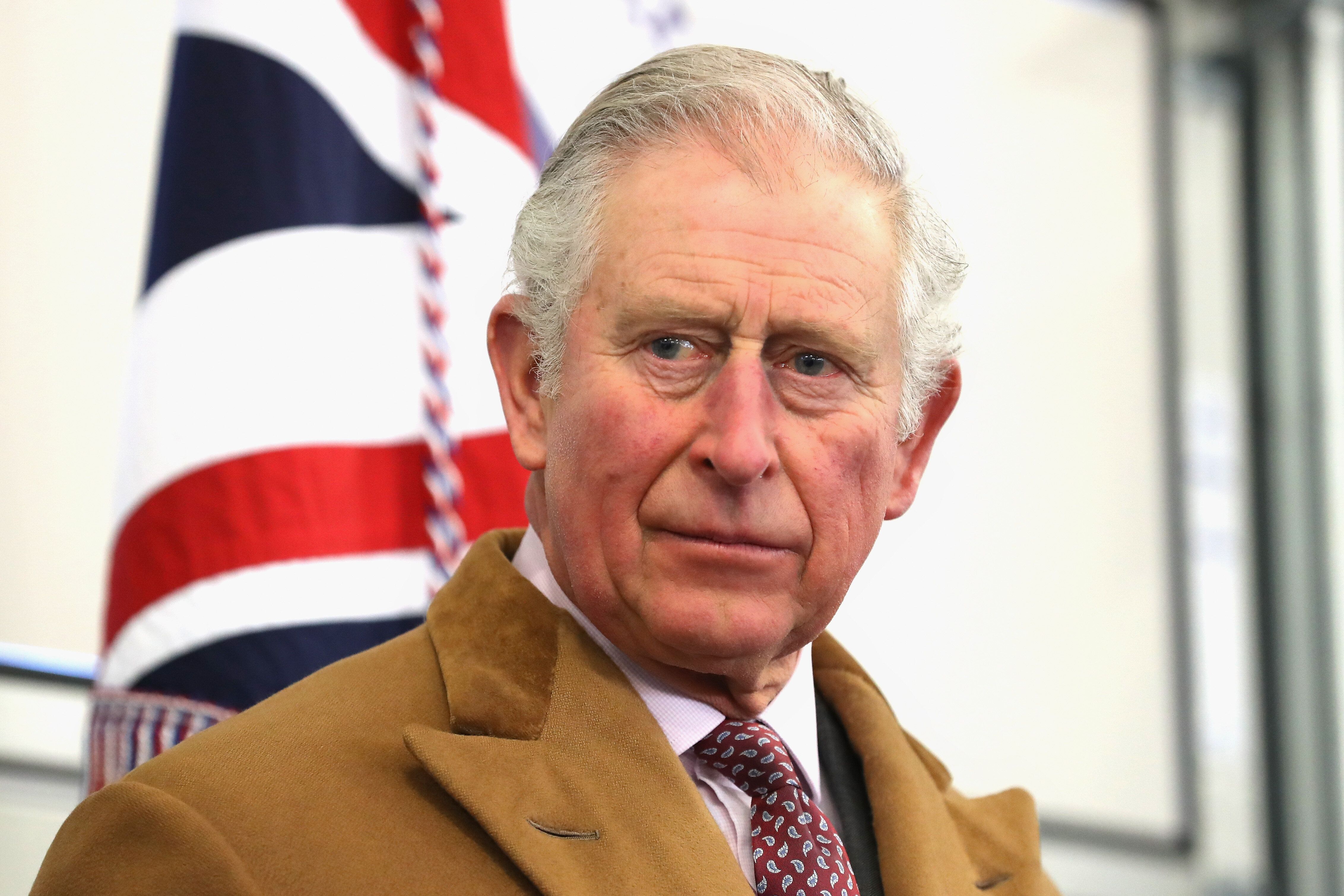 The Prince of Wales visits the new Emergency Service Station at Barnard Castle on Feb. 15, 2018 in Durham, England.