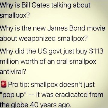 Bill Gates smallpox