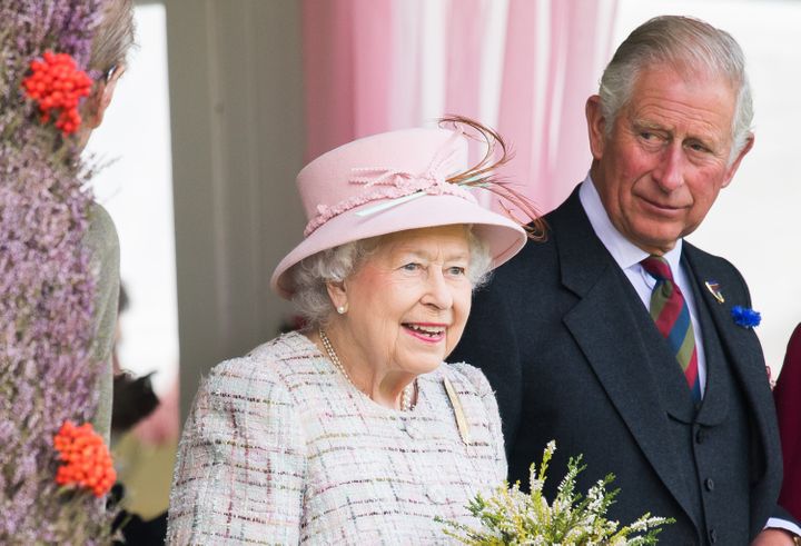 Queen Elizabeth and the Prince of Wales pictured in Scotland in 2017.