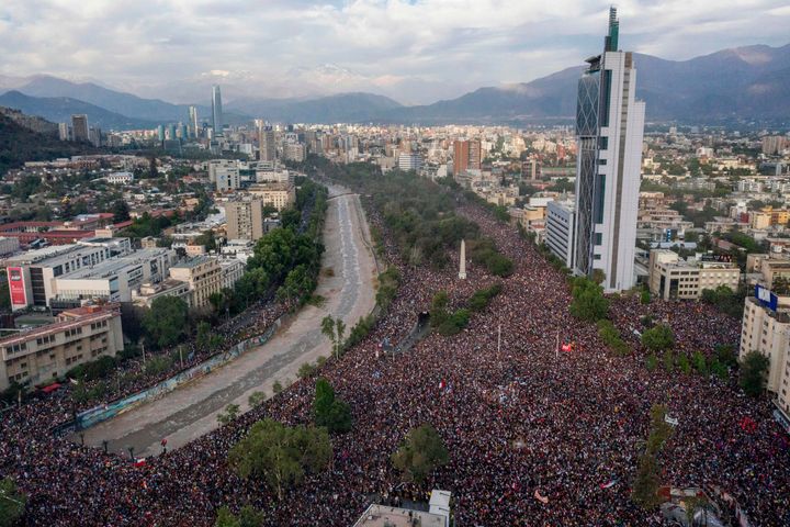 In 2019, Chileans swarmed the streets of Santiago and other cities in mass protests against the government. The demonstrations cratered support for its traditional political parties and led to a convention to draft a new constitution.