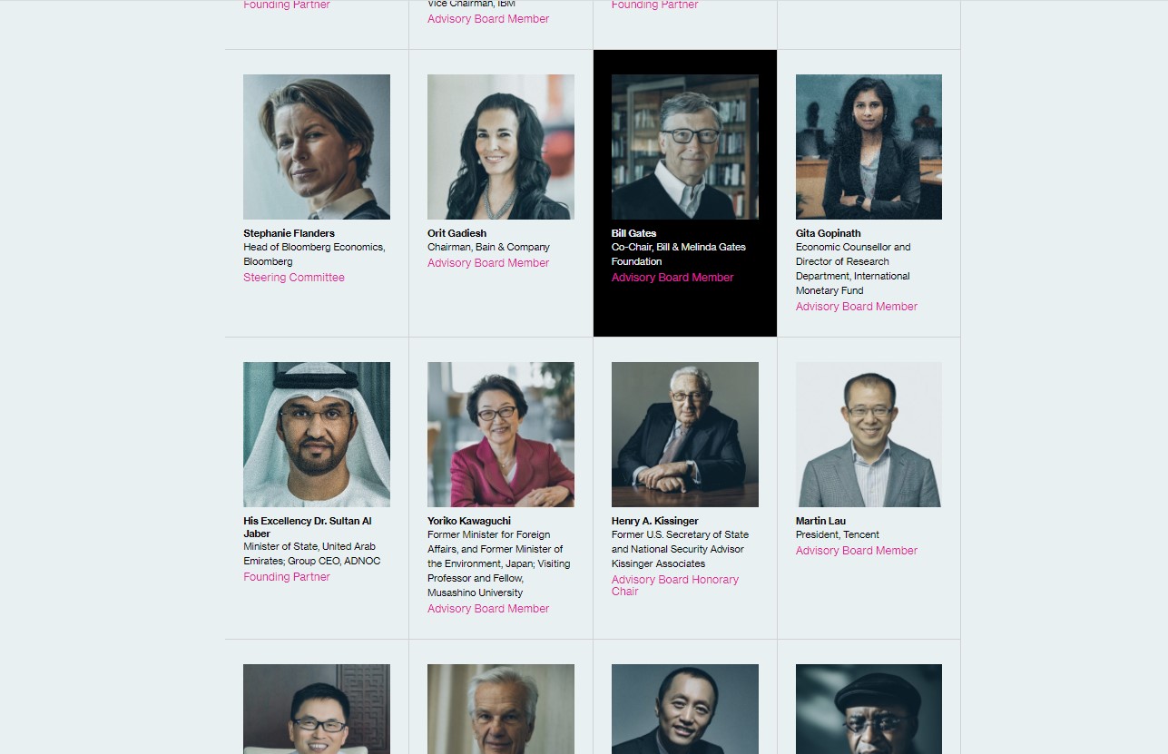 bloomberg’s ‘new economy’ forum is led by bill gates, henry kissinger, and penny pritzker
