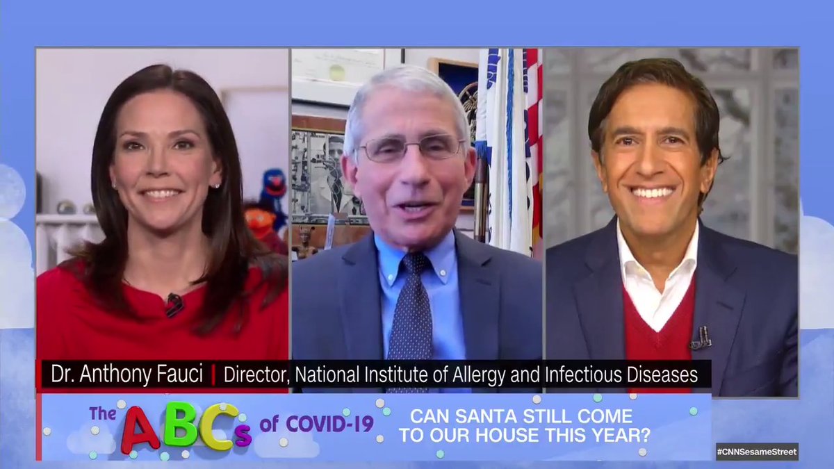 Fauci Uses Santa as Prop for Vaccine Promotion, Makes This Ridiculous Statement to the Media EpnETG7W4AAyLbv