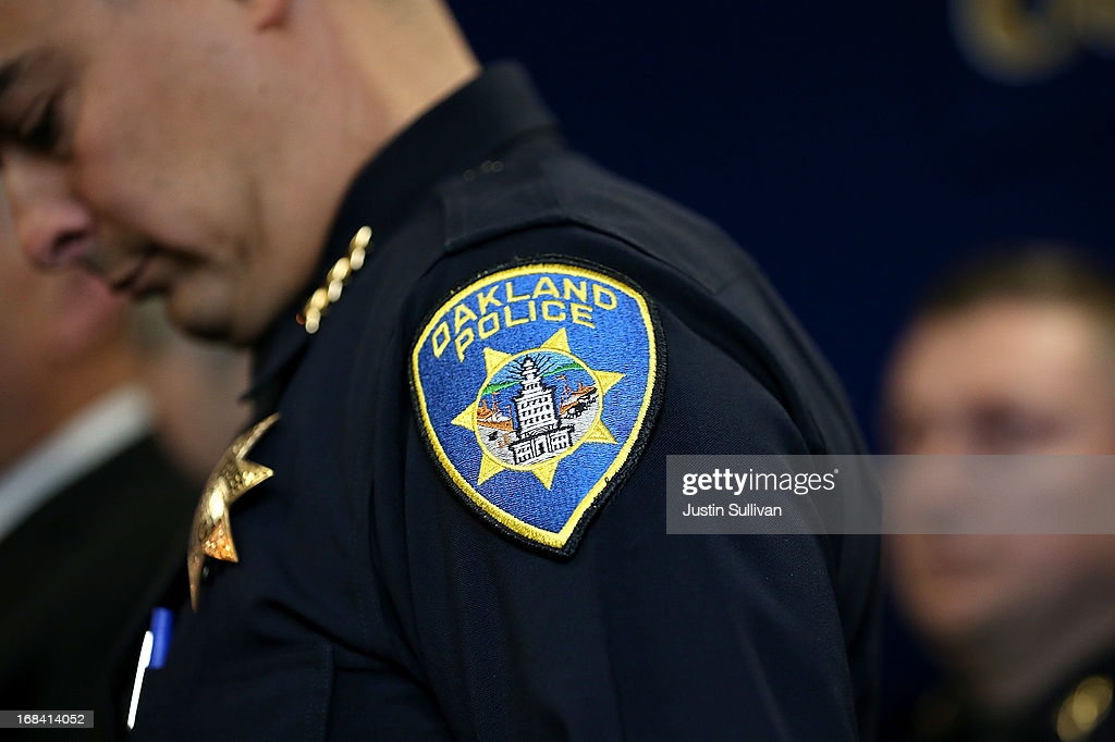 Acting Oakland police chief Anthony Toribio looks on during a news conference at Oakland police headquarters on May 9, 2013 in Oakland, California. A...
