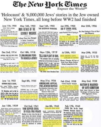 Jewish Holocaust Hoax