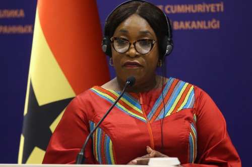 Shirley Ayorkor Botchway, Ghana's Minister of Foreign Affairs and Regional Integration on January 11, 2020 [Fatih Aktaş/Anadolu Agency]