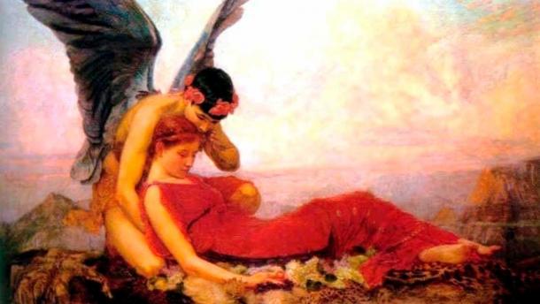 In the Arms of Morpheus - Sir William Ernest Reynolds-Stephens (1862-1943) Source: Fair use