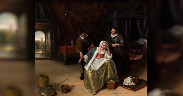 Jan Steen - The Lovesick Maiden [c.1660]. Source: Gandalf’s Gallery/CC BY-SA 2.0