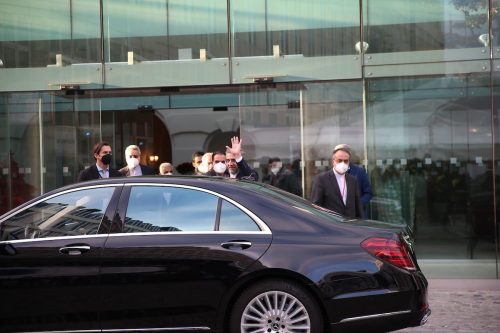 Iran's Chief Negotiator for the Nuclear Agreement, Ali Bagheri Kani leaves the building, where Nuclear deal talks between Iran and world powers took place, with the participation of the diplomats of the party countries in Vienna, Austria on December 03, 2021 [Aşkın Kıyağan - Anadolu Agency]