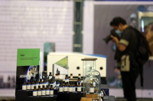 A photo shows nuclear technology products during National Nuclear Technology Day at the International Conference Center in Tehran, Iran on April 10, 2022. [Fatemeh Bahrami - Anadolu Agency]