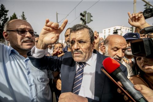 Ennahda leader Rached Ghannouchi's deputy Ali Laarayedh in Tunis, Tunisia on September 19, 2022. [Yassine Gaidi - Anadolu Agency]