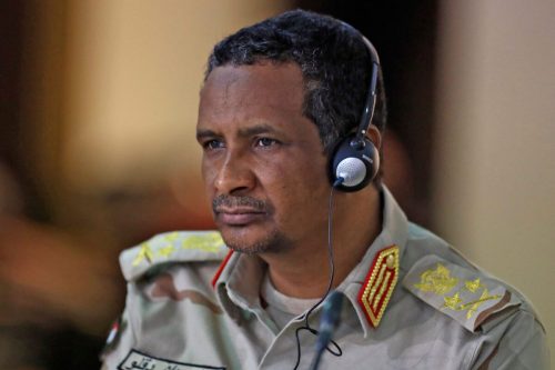 Sudan's paramilitary Rapid Support Forces commander, General Mohamed Hamdan Daglo (Hemedti) in the Sudanese capital Khartoum on June 8, 2022 [ASHRAF SHAZLY/AFP via Getty Images]