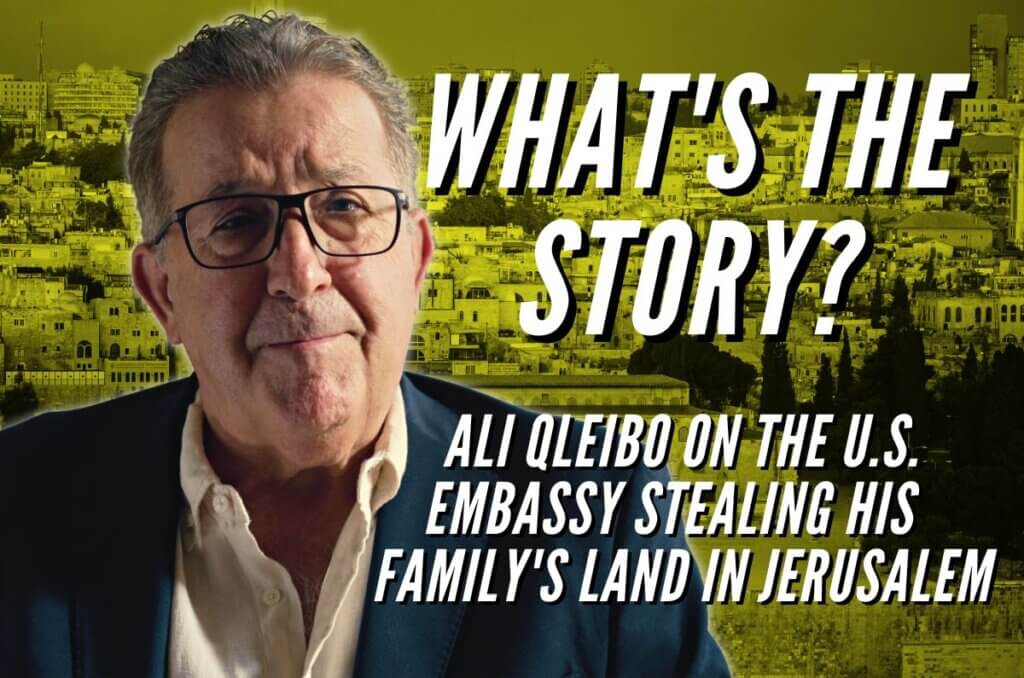Ali Qleibo is fighting to protect his family's land in Jerusalem from the Israeli occupation, and now the United States government.