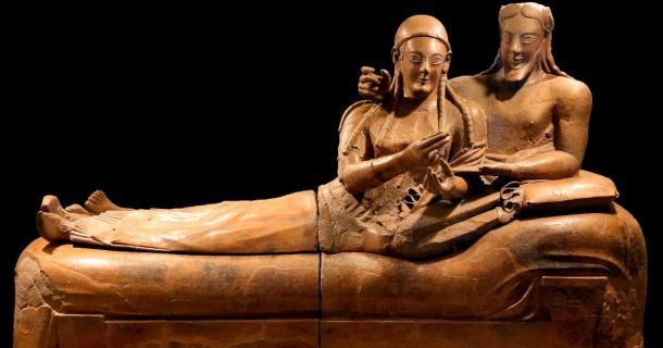 The Sarcophagus of the Spouses is an exquisite example of Etruscan art, and commentary on their society. Source: Sailko / CC BY SA 4.0