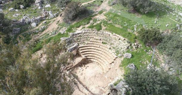Roman theater unearthed at the archaeological site of Lissos on island of Crete. Source: Hellenic Ministry of Culture and Sports