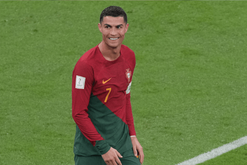 Cristiano Ronaldo (7) of Portugal during the FIFA World Cup Qatar 2022 at Lusail Stadium on November 28, 2022 in Lusail City, Qatar [Erçin Ertürk/Anadolu Agency]