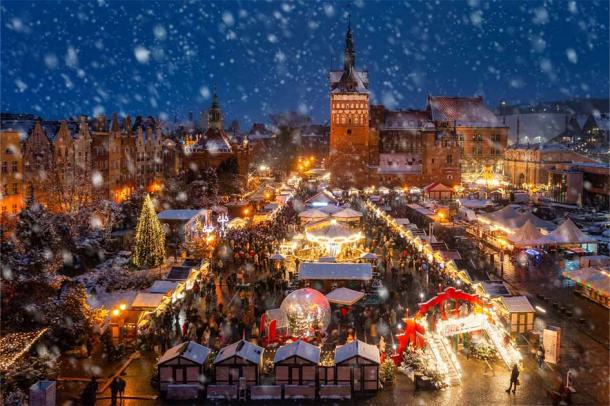 You can find beautiful, fairy-tale like Christmas markets around Europe, with many dating back hundreds of years. The picturesque Gdansk, Poland Christmas market shown. Source: Patryk Kosmider / Adobe Stock