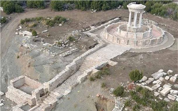 The restored fountain at the Kibrya archaeological site in Turkey. Source: Mehmet Akif Ersoy University