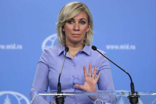 Spokeswoman for the Russian Ministry of Foreign Affairs, Maria Zakharova on November 27, 2020 [RUS Foreign Affairs Ministry/Anadolu Agency]