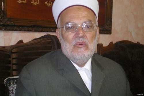 Image of Ekrema Sabri, the head of Supreme Islamic Commission [Facebook]