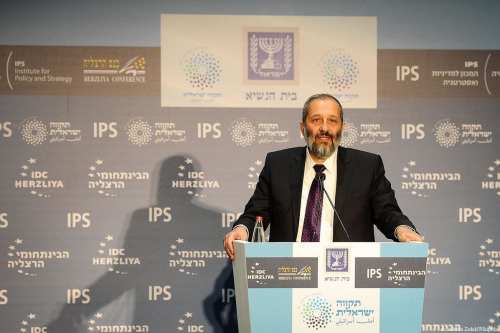 Israeli Interior Minister Aryeh Deri [Adi Cohen Zedek/Wikipedia]