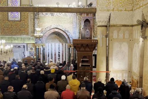 Thumbnail - Absentee funeral prayer held in Al-Aqsa for earthquake victims