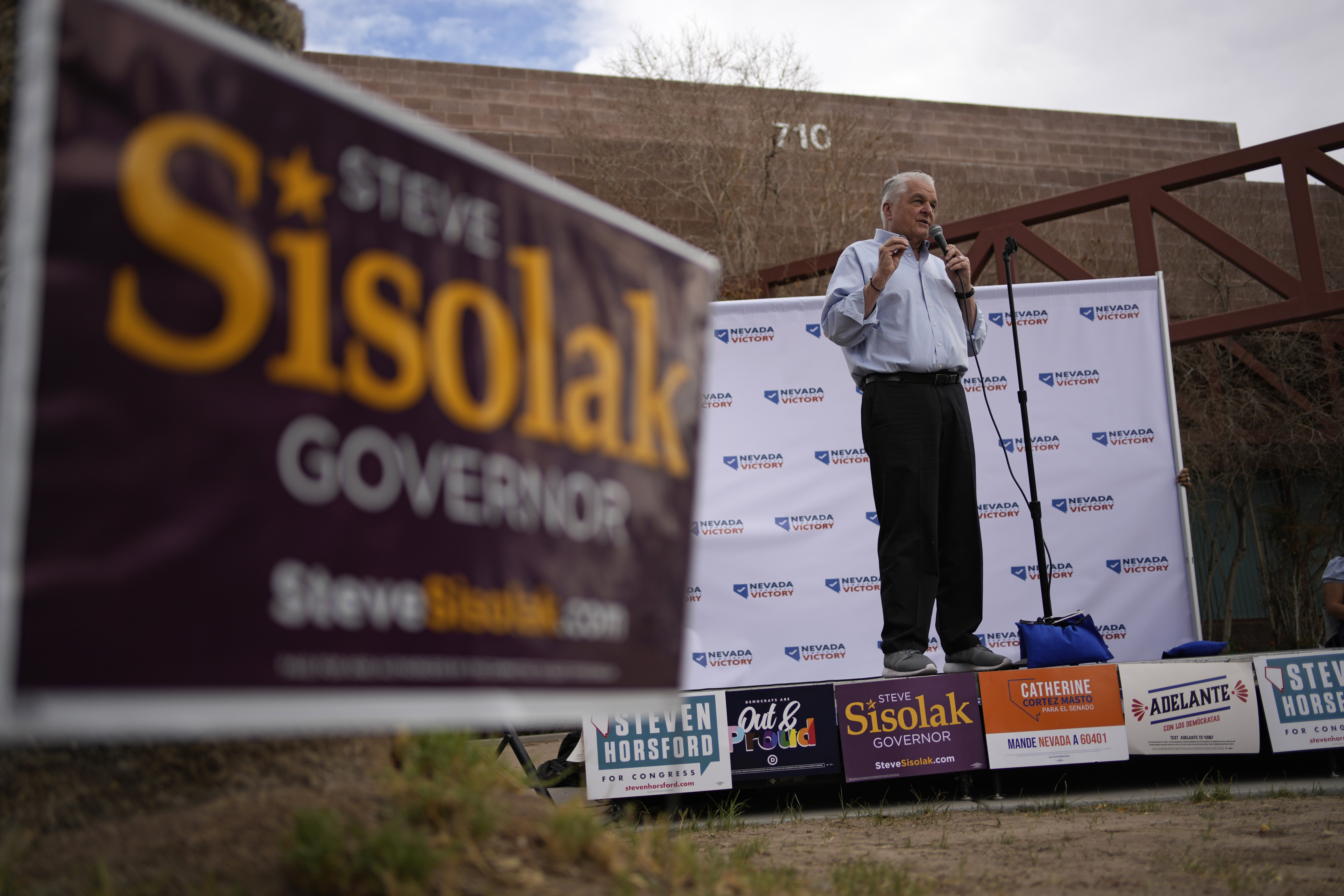 Former Nevada Gov. Steve Sisolak “lost by a very small minority,” said Clark County Commissioner Tick Segerblom, a Sanders-supporting Democrat. “If we could have gotten our voter registration or get-out-the-vote efforts sooner, he could have won.” 