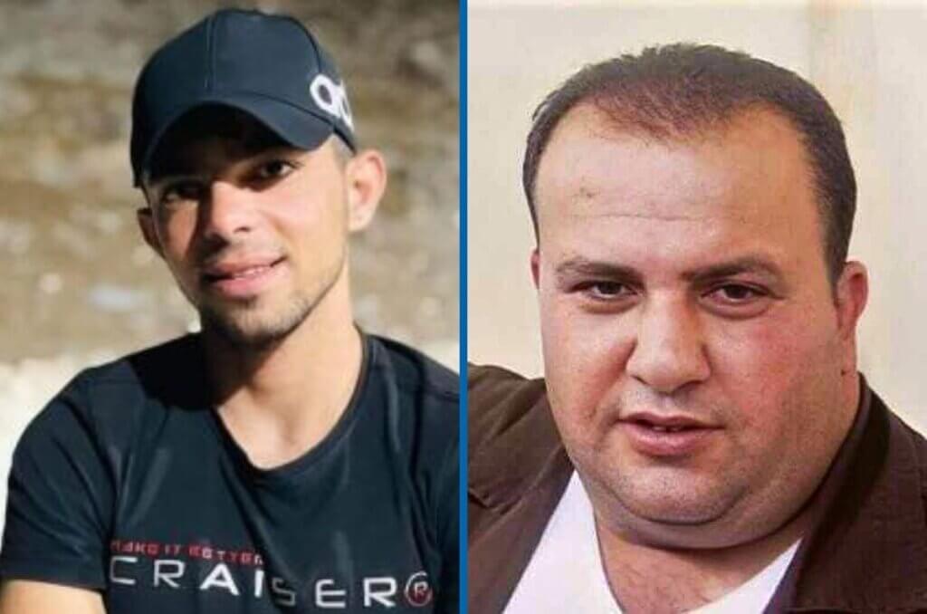 Sharif Hassan Rabaa (left), and Ahmad Abu Ali (right), who were killed on the same day in separate incidents. (Image: Social Media/Mondoweiss)