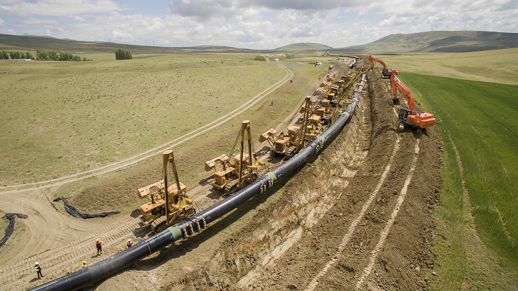 TANAP gas pipelines