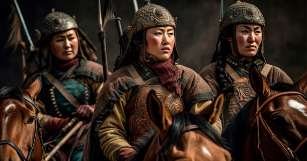 Mongolian warriors. Source: Hui / Adobe Stock.
