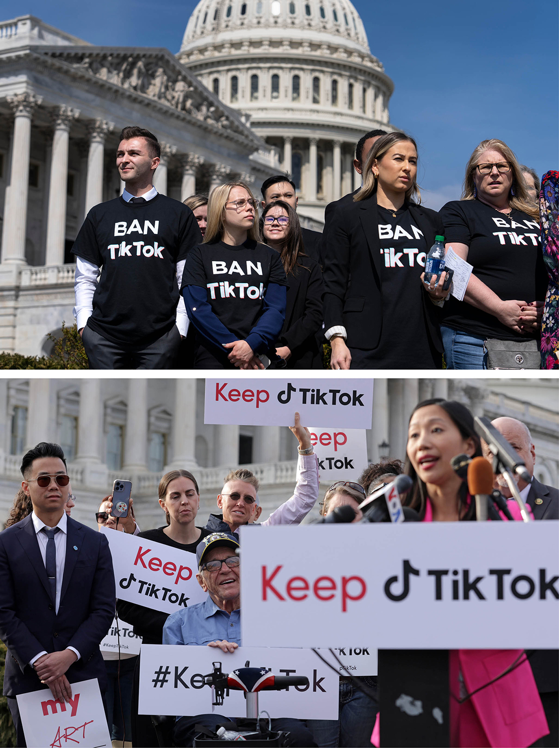 TikTok remains a pervasive presence in the political world, even as the prospect of a U.S. ban grows more realistic by the week.