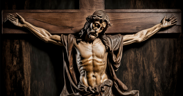 Jesus on the cross. Source: ImagineDesign / Adobe Stock.