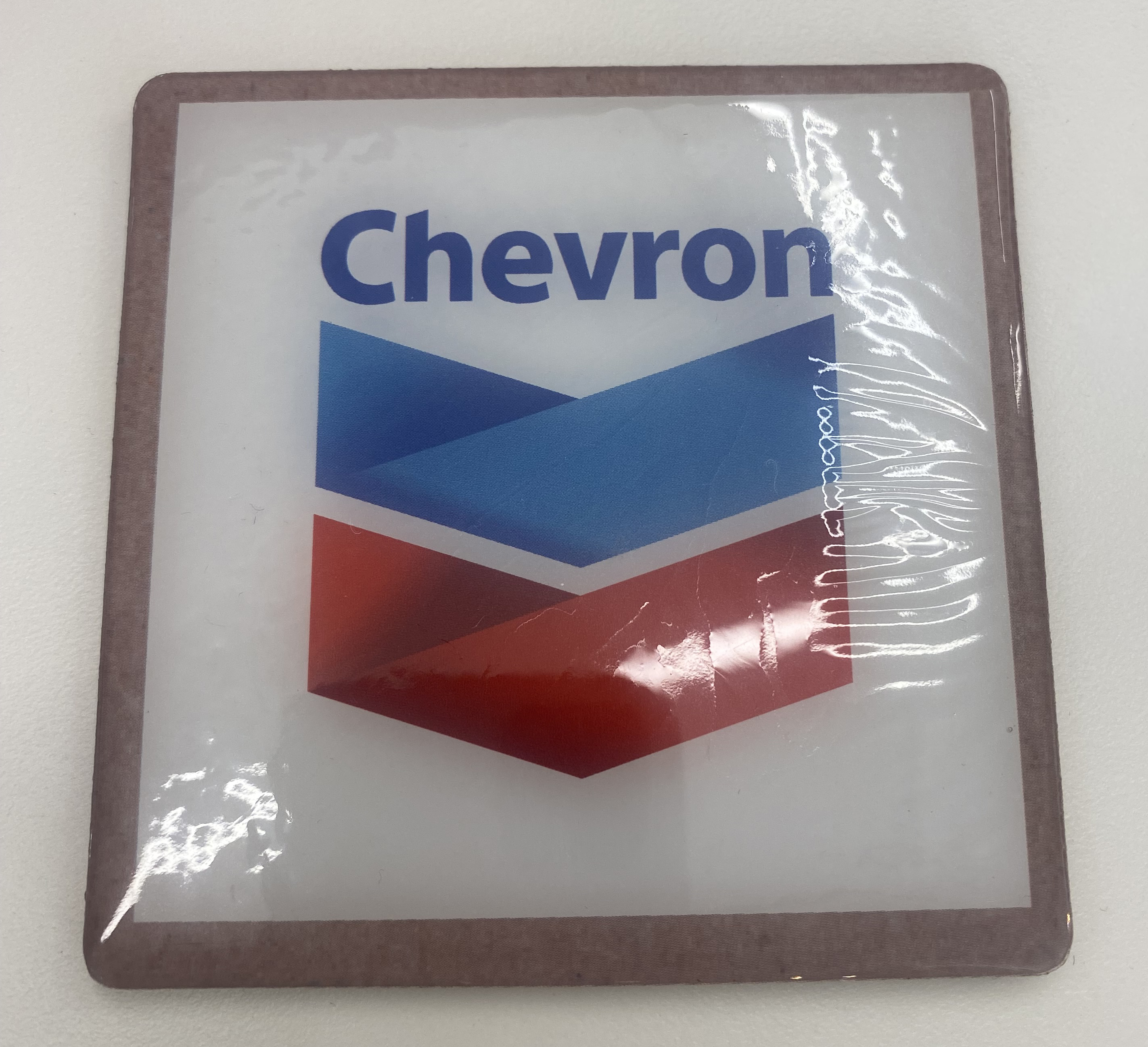 Chevron sponsored the Améthyste event at the French ambassador's residence last December, which brought together a number of Washington bigwigs from both parties and featured Chevron-branded coasters.