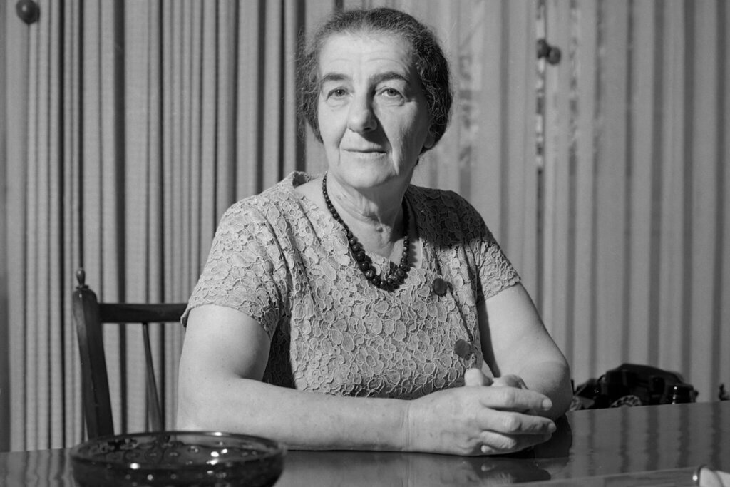 Golda Meir, then Israel's Minister of Foreign Affairs, in 1964. (Photo: Wikimedia/Israeli National Archive)